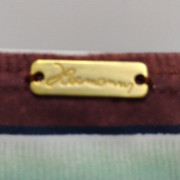 NWT Vix Paula Hermanny Multicolored Striped Triangle Bikini Bottom Swimwear - Picture 4 of 7